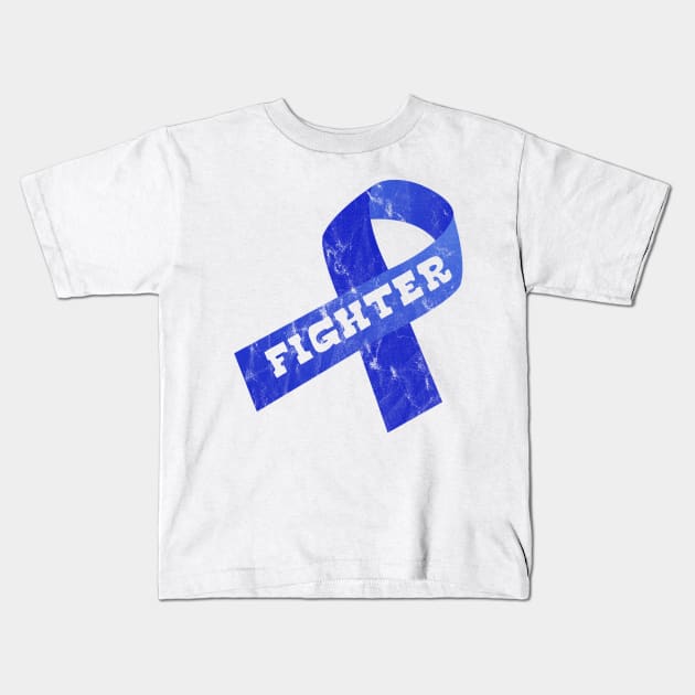 Royal Blue Ribbon Awareness Child Abuse Awareness Myalgic Encephalomyelitis (ME)  Chronic Fatigue Syndrome (CFS) Transverse Myelitis Syringomyelia Kids T-Shirt by familycuteycom